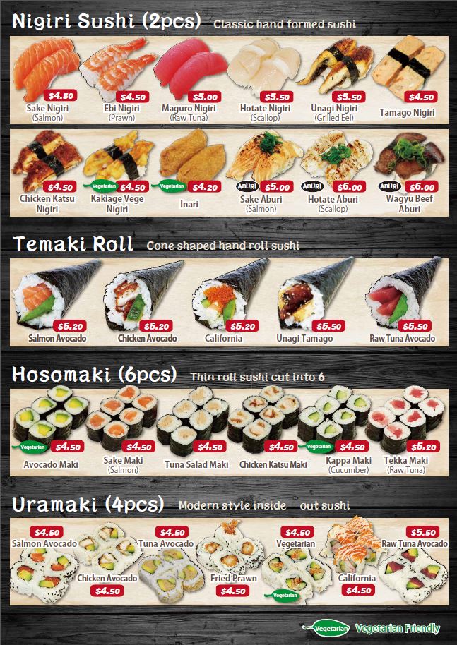 Sushi Kotobuki | Menus